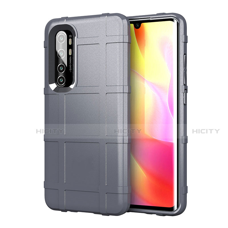 Custodia Silicone Ultra Sottile Morbida 360 Gradi Cover C01 per Xiaomi Mi Note 10 Lite Grigio