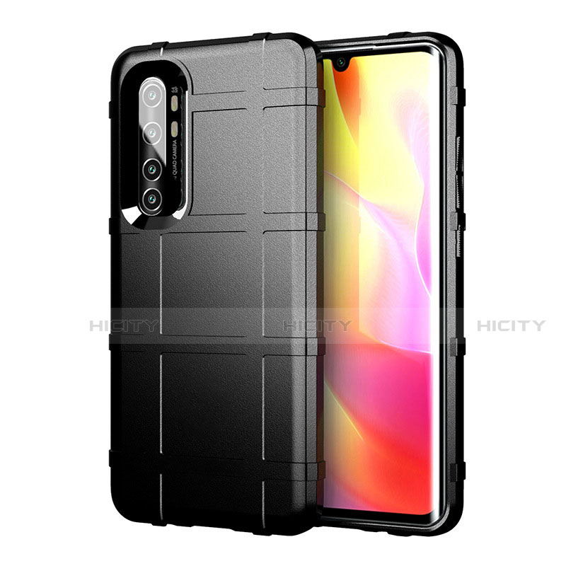 Custodia Silicone Ultra Sottile Morbida 360 Gradi Cover C01 per Xiaomi Mi Note 10 Lite Nero