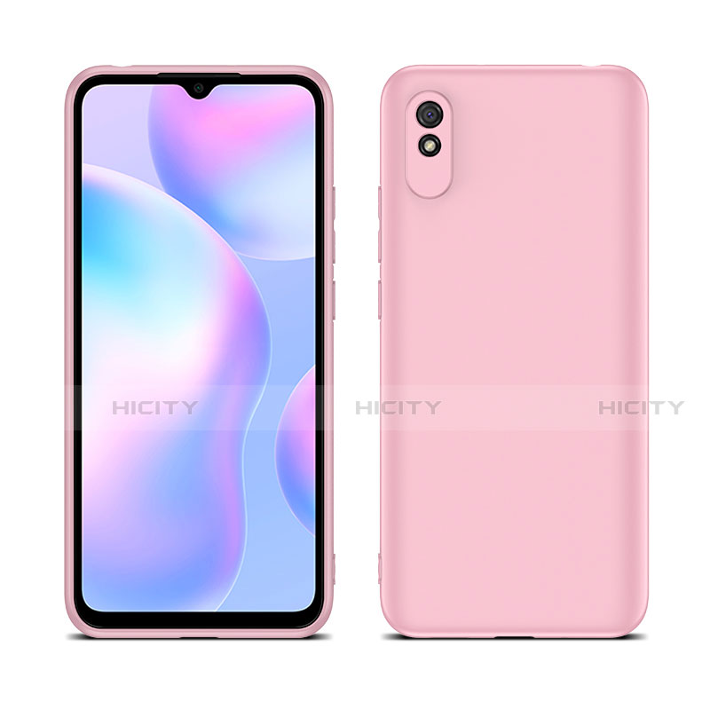 Custodia Silicone Ultra Sottile Morbida 360 Gradi Cover C01 per Xiaomi Redmi 9i Rosa