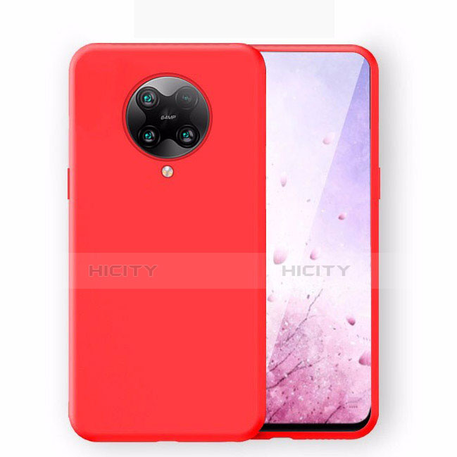 Custodia Silicone Ultra Sottile Morbida 360 Gradi Cover C01 per Xiaomi Redmi K30 Pro Zoom Rosso