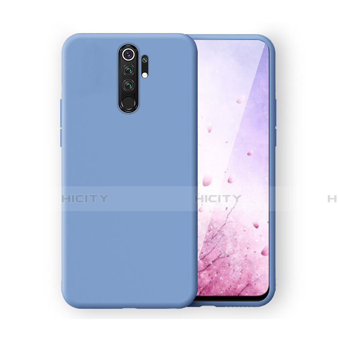 Custodia Silicone Ultra Sottile Morbida 360 Gradi Cover C01 per Xiaomi Redmi Note 8 Pro Blu