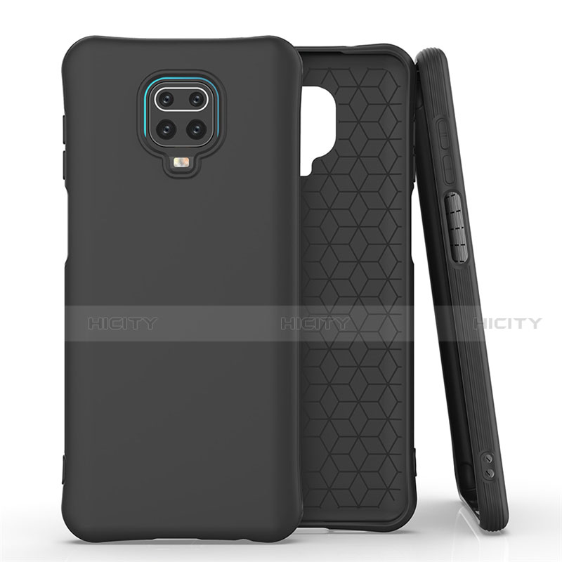 Custodia Silicone Ultra Sottile Morbida 360 Gradi Cover C01 per Xiaomi Redmi Note 9S Nero