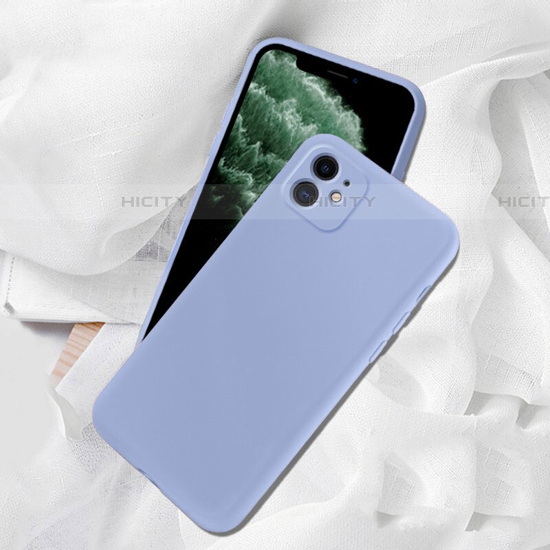 Custodia Silicone Ultra Sottile Morbida 360 Gradi Cover C02 per Apple iPhone 11 Cielo Blu