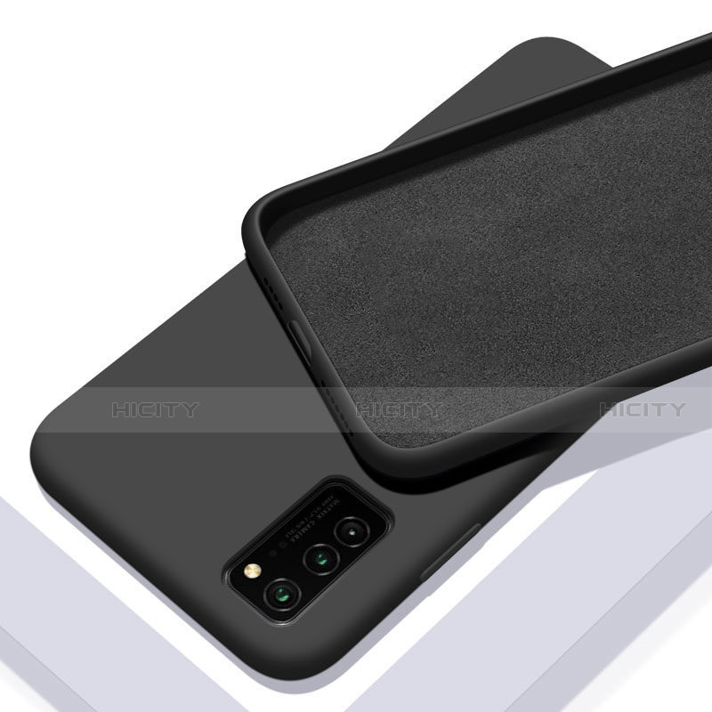 Custodia Silicone Ultra Sottile Morbida 360 Gradi Cover C02 per Huawei Honor View 30 5G Nero