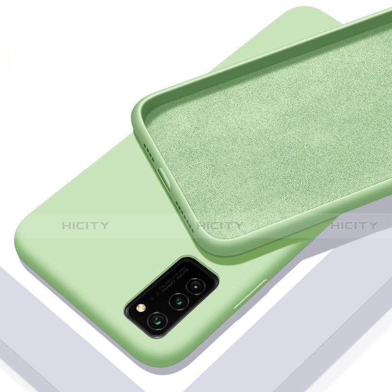 Custodia Silicone Ultra Sottile Morbida 360 Gradi Cover C02 per Huawei Honor View 30 5G Verde