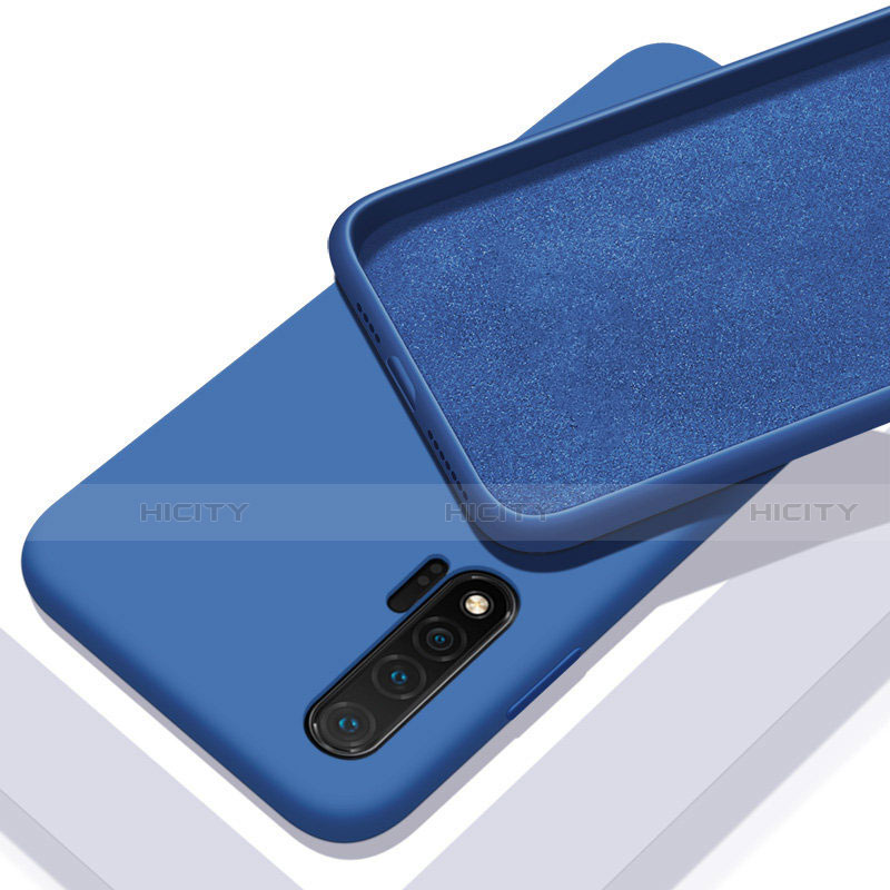 Custodia Silicone Ultra Sottile Morbida 360 Gradi Cover C02 per Huawei Nova 6 5G Blu
