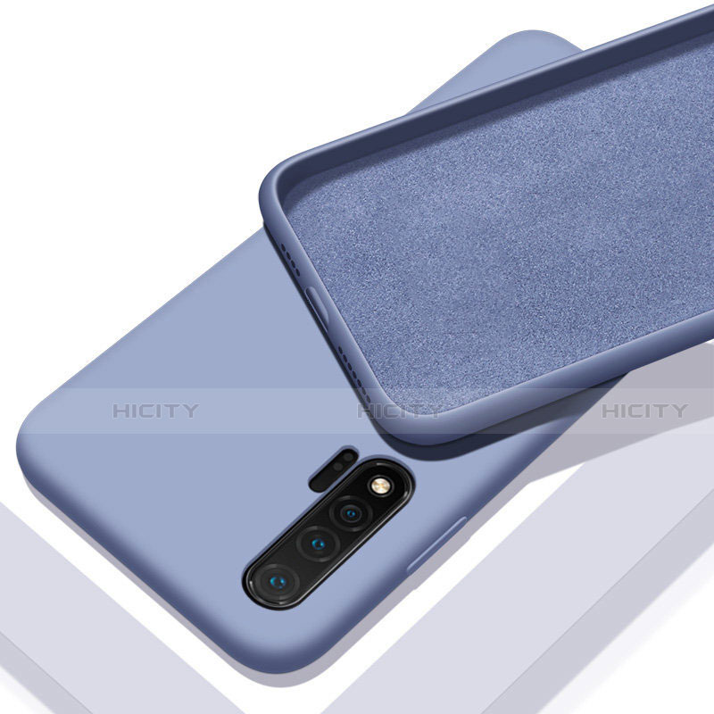 Custodia Silicone Ultra Sottile Morbida 360 Gradi Cover C02 per Huawei Nova 6 5G Grigio