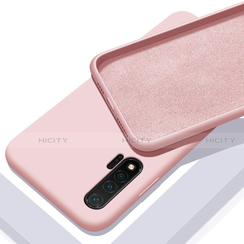 Custodia Silicone Ultra Sottile Morbida 360 Gradi Cover C02 per Huawei Nova 6 5G Rosa