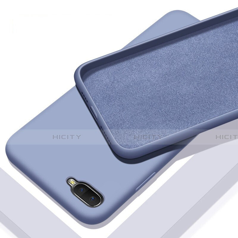 Custodia Silicone Ultra Sottile Morbida 360 Gradi Cover C02 per Oppo K1 Viola