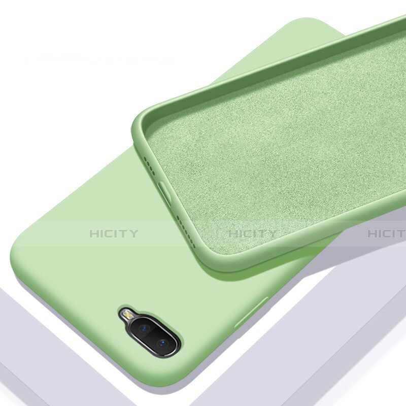 Custodia Silicone Ultra Sottile Morbida 360 Gradi Cover C02 per Oppo R15X Verde