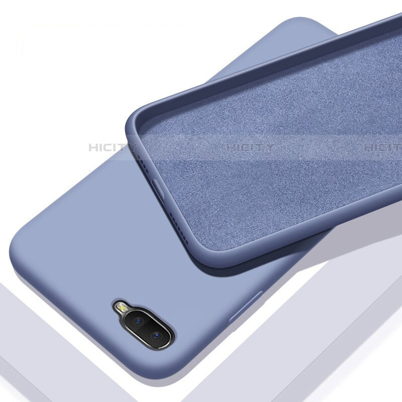 Custodia Silicone Ultra Sottile Morbida 360 Gradi Cover C02 per Oppo RX17 Neo Viola