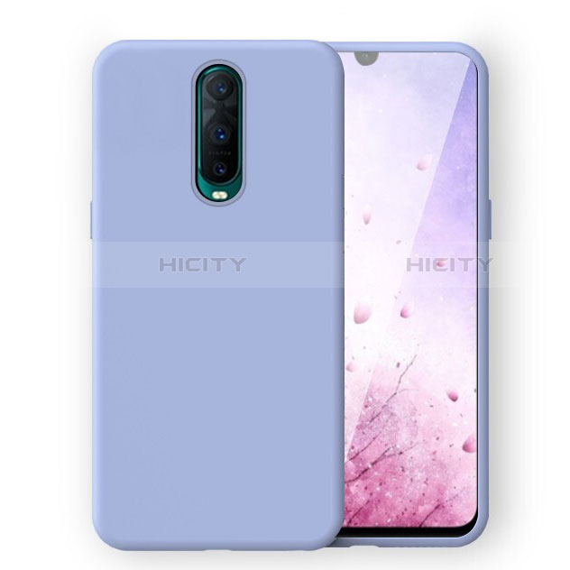 Custodia Silicone Ultra Sottile Morbida 360 Gradi Cover C02 per Oppo RX17 Pro Viola