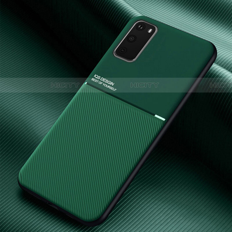 Custodia Silicone Ultra Sottile Morbida 360 Gradi Cover C02 per Samsung Galaxy S20 Verde