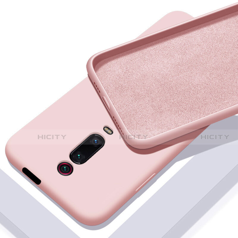 Custodia Silicone Ultra Sottile Morbida 360 Gradi Cover C02 per Xiaomi Mi 9T Pro Rosa