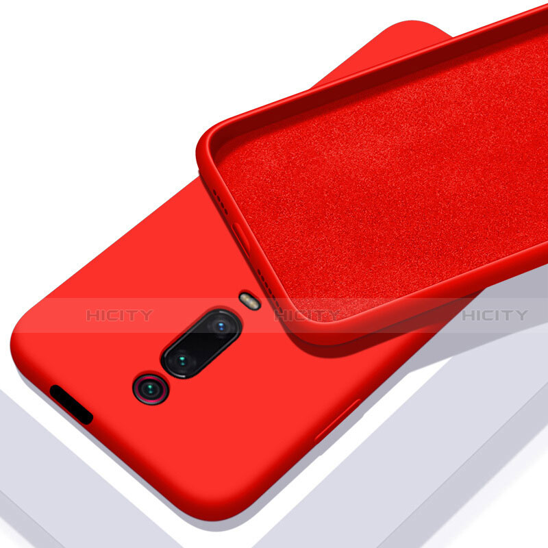 Custodia Silicone Ultra Sottile Morbida 360 Gradi Cover C02 per Xiaomi Mi 9T Rosso