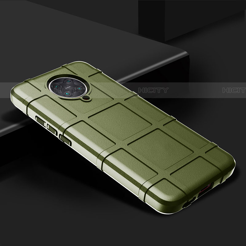 Custodia Silicone Ultra Sottile Morbida 360 Gradi Cover C02 per Xiaomi Redmi K30 Pro 5G Verde