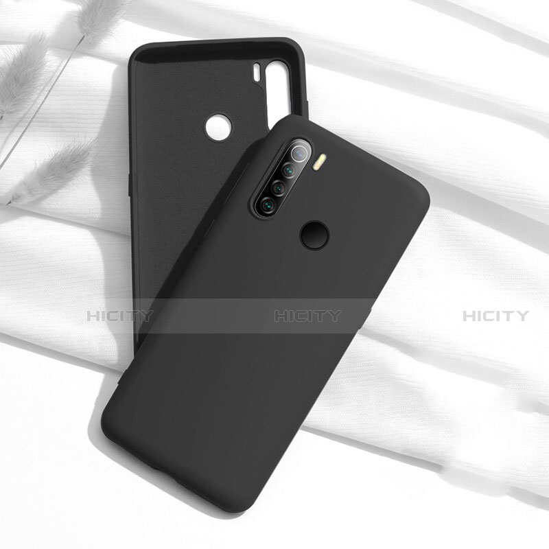 Custodia Silicone Ultra Sottile Morbida 360 Gradi Cover C02 per Xiaomi Redmi Note 8 (2021) Nero