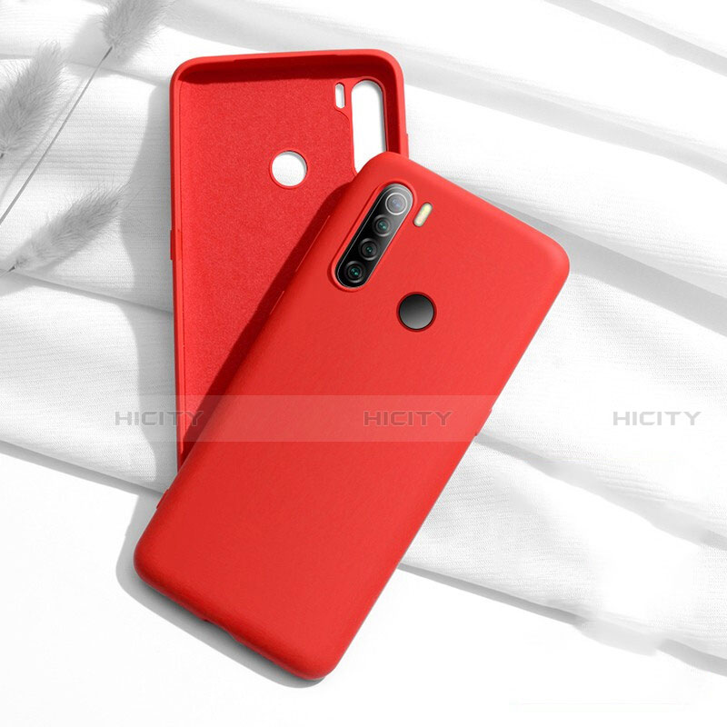 Custodia Silicone Ultra Sottile Morbida 360 Gradi Cover C02 per Xiaomi Redmi Note 8 (2021) Rosso