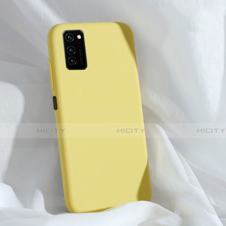 Custodia Silicone Ultra Sottile Morbida 360 Gradi Cover C03 per Huawei Honor V30 5G Giallo