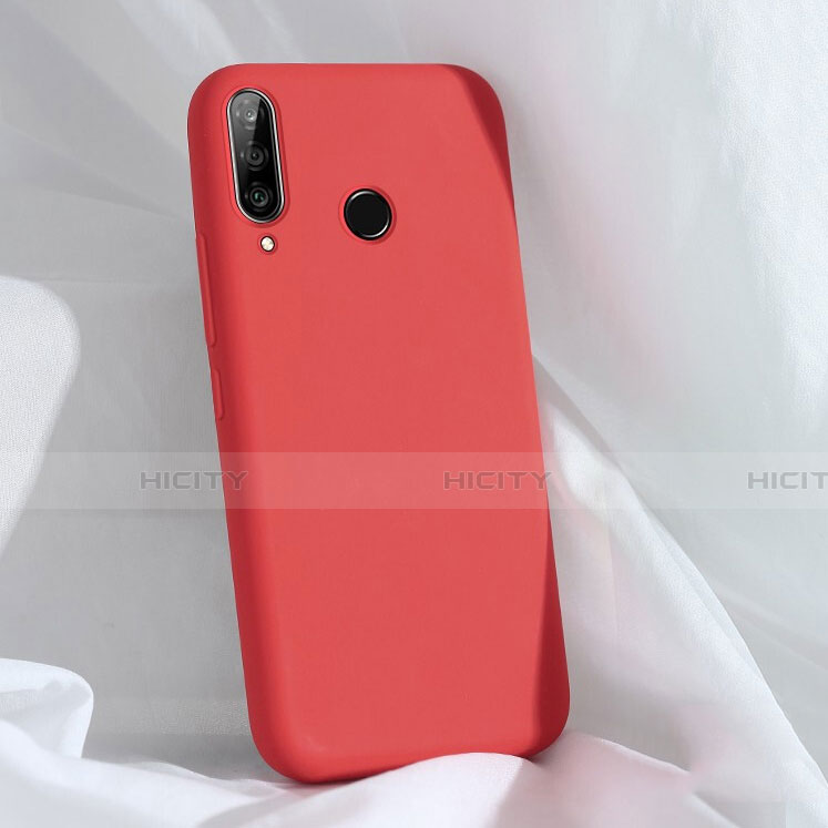 Custodia Silicone Ultra Sottile Morbida 360 Gradi Cover C03 per Huawei P30 Lite XL Rosso