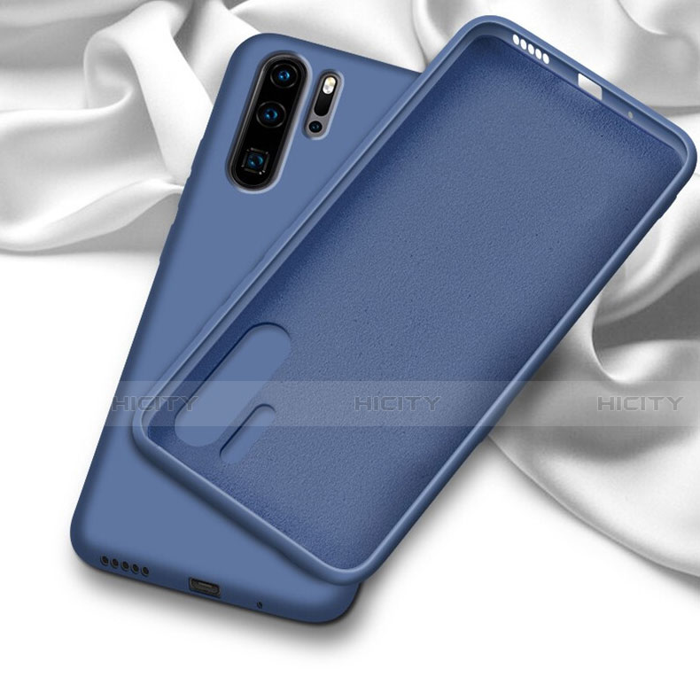 Custodia Silicone Ultra Sottile Morbida 360 Gradi Cover C03 per Huawei P30 Pro New Edition Blu