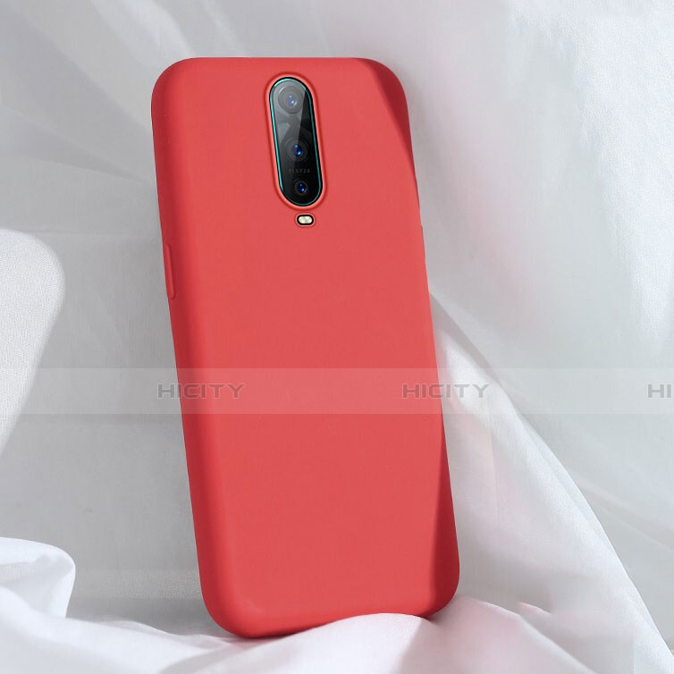 Custodia Silicone Ultra Sottile Morbida 360 Gradi Cover C03 per Oppo R17 Pro Rosso