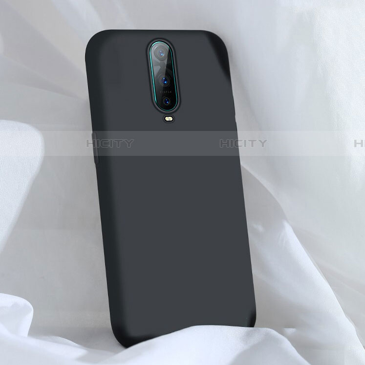 Custodia Silicone Ultra Sottile Morbida 360 Gradi Cover C03 per Oppo RX17 Pro Nero