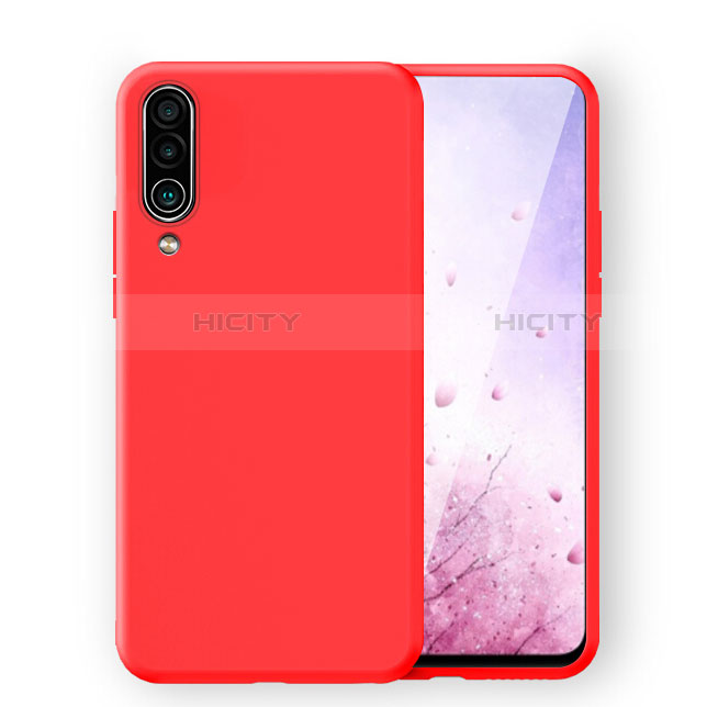 Custodia Silicone Ultra Sottile Morbida 360 Gradi Cover C03 per Samsung Galaxy A70 Rosso