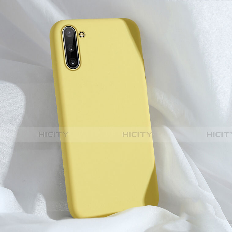 Custodia Silicone Ultra Sottile Morbida 360 Gradi Cover C03 per Samsung Galaxy Note 10 Giallo