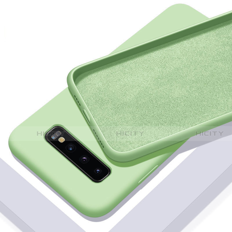 Custodia Silicone Ultra Sottile Morbida 360 Gradi Cover C03 per Samsung Galaxy S10 5G Verde