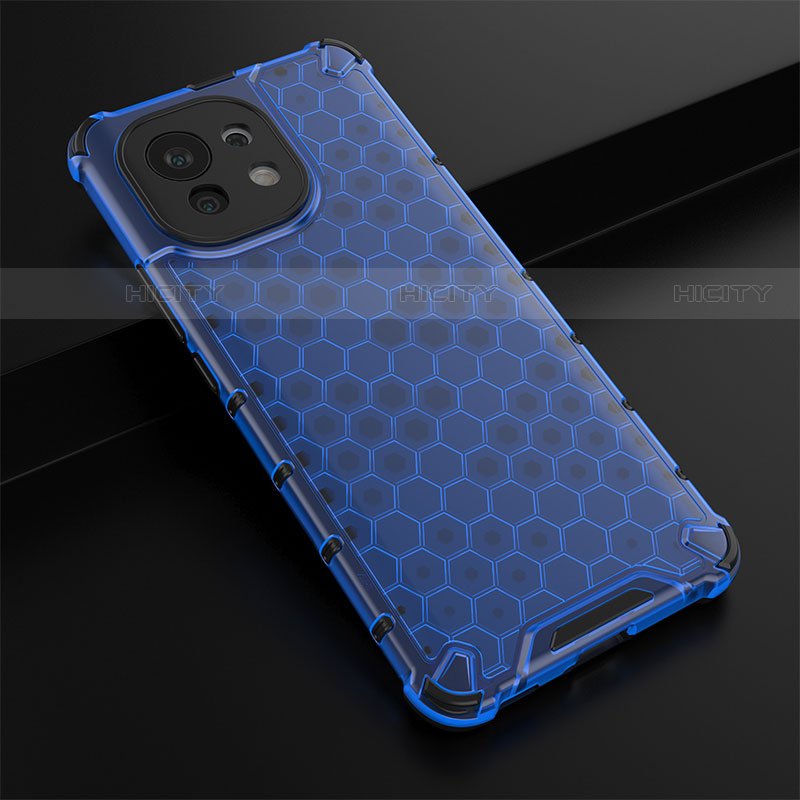 Custodia Silicone Ultra Sottile Morbida 360 Gradi Cover C03 per Xiaomi Mi 11 5G Blu