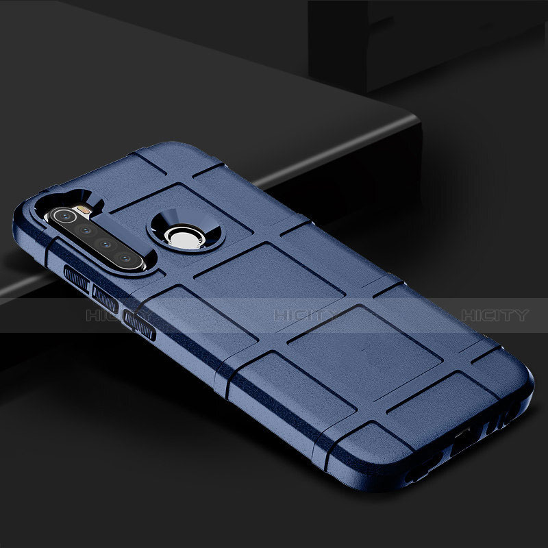 Custodia Silicone Ultra Sottile Morbida 360 Gradi Cover C03 per Xiaomi Redmi Note 8 (2021) Blu