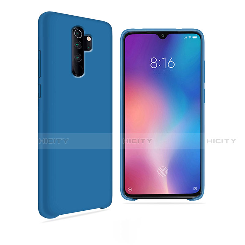 Custodia Silicone Ultra Sottile Morbida 360 Gradi Cover C03 per Xiaomi Redmi Note 8 Pro Blu