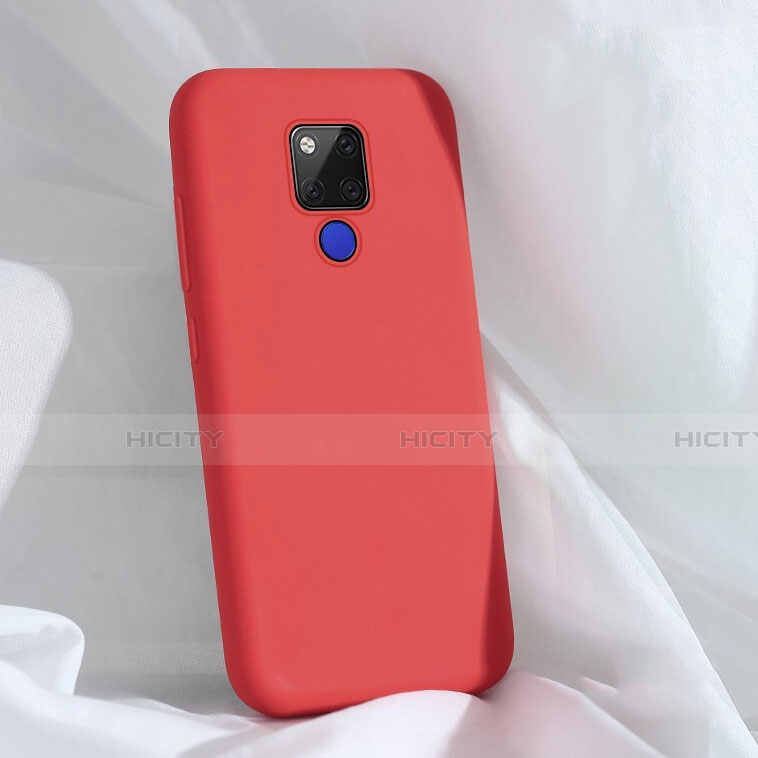 Custodia Silicone Ultra Sottile Morbida 360 Gradi Cover C04 per Huawei Mate 20 X 5G Rosso