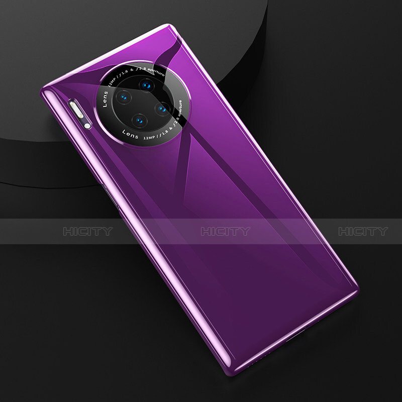 Custodia Silicone Ultra Sottile Morbida 360 Gradi Cover C04 per Huawei Mate 30 5G Viola