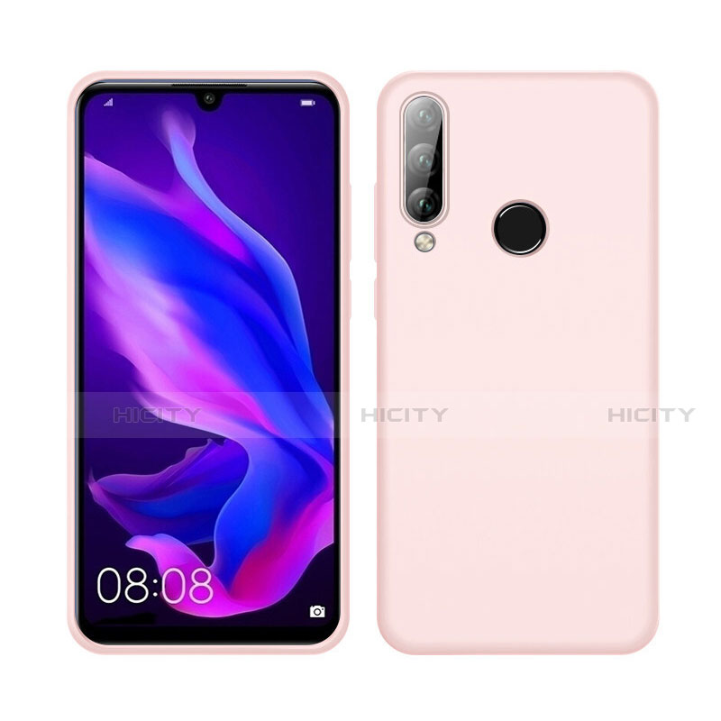 Custodia Silicone Ultra Sottile Morbida 360 Gradi Cover C04 per Huawei Nova 4e Rosa