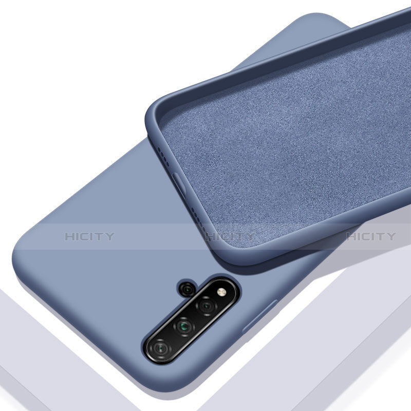 Custodia Silicone Ultra Sottile Morbida 360 Gradi Cover C04 per Huawei Nova 5 Pro Grigio