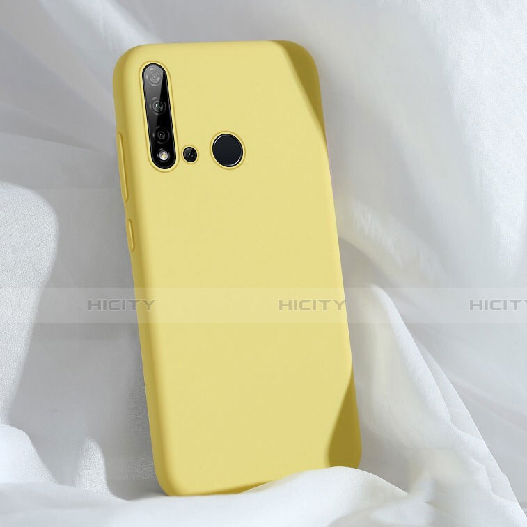 Custodia Silicone Ultra Sottile Morbida 360 Gradi Cover C04 per Huawei Nova 5i Giallo