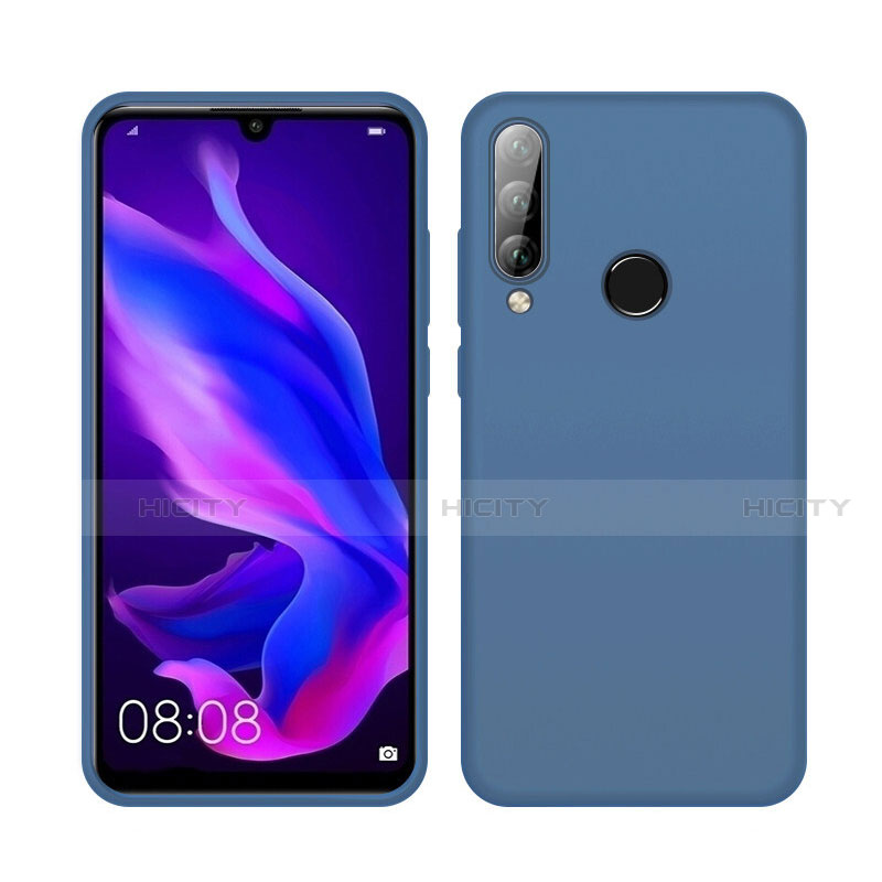 Custodia Silicone Ultra Sottile Morbida 360 Gradi Cover C04 per Huawei P30 Lite Blu