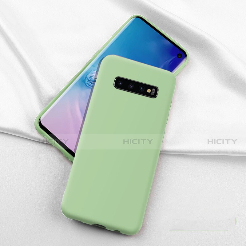 Custodia Silicone Ultra Sottile Morbida 360 Gradi Cover C04 per Samsung Galaxy S10 5G Verde