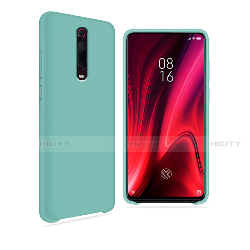 Custodia Silicone Ultra Sottile Morbida 360 Gradi Cover C04 per Xiaomi Mi 9T Ciano