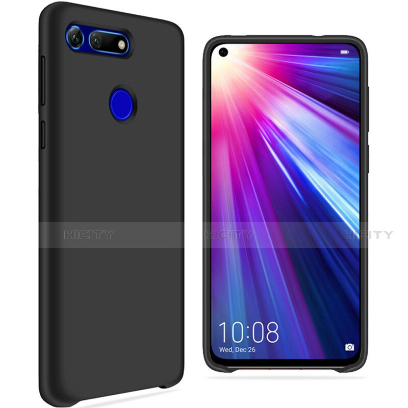 Custodia Silicone Ultra Sottile Morbida 360 Gradi Cover C05 per Huawei Honor V20 Nero