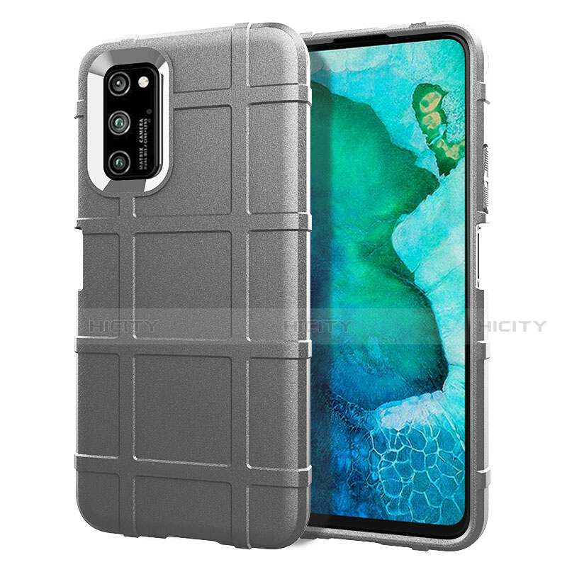 Custodia Silicone Ultra Sottile Morbida 360 Gradi Cover C05 per Huawei Honor V30 Pro 5G Argento