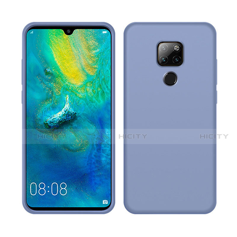 Custodia Silicone Ultra Sottile Morbida 360 Gradi Cover C05 per Huawei Mate 20 X 5G Grigio