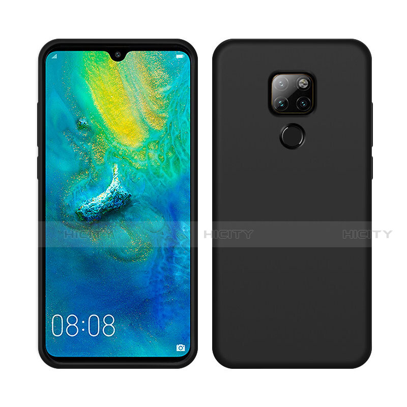 Custodia Silicone Ultra Sottile Morbida 360 Gradi Cover C05 per Huawei Mate 20 X 5G Nero