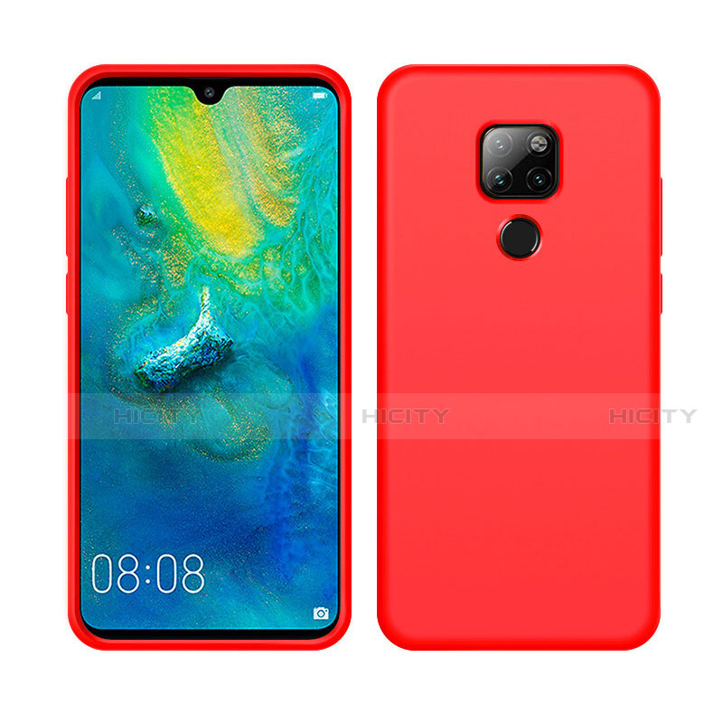 Custodia Silicone Ultra Sottile Morbida 360 Gradi Cover C05 per Huawei Mate 20 X 5G Rosso