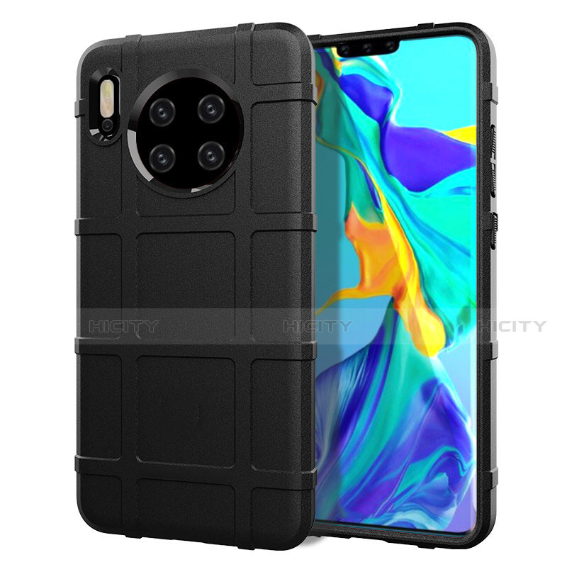 Custodia Silicone Ultra Sottile Morbida 360 Gradi Cover C05 per Huawei Mate 30E Pro 5G Nero