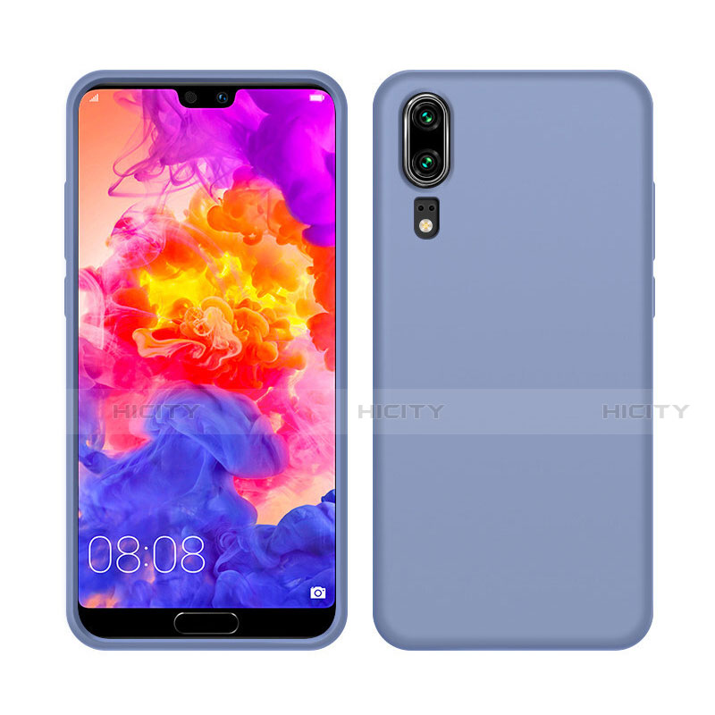 Custodia Silicone Ultra Sottile Morbida 360 Gradi Cover C05 per Huawei P20 Viola