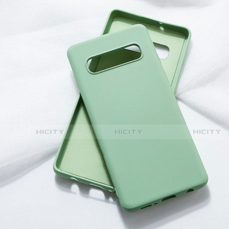 Custodia Silicone Ultra Sottile Morbida 360 Gradi Cover C05 per Samsung Galaxy S10 5G Verde