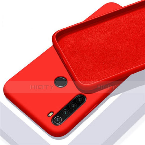 Custodia Silicone Ultra Sottile Morbida 360 Gradi Cover C05 per Xiaomi Redmi Note 8 (2021) Rosso